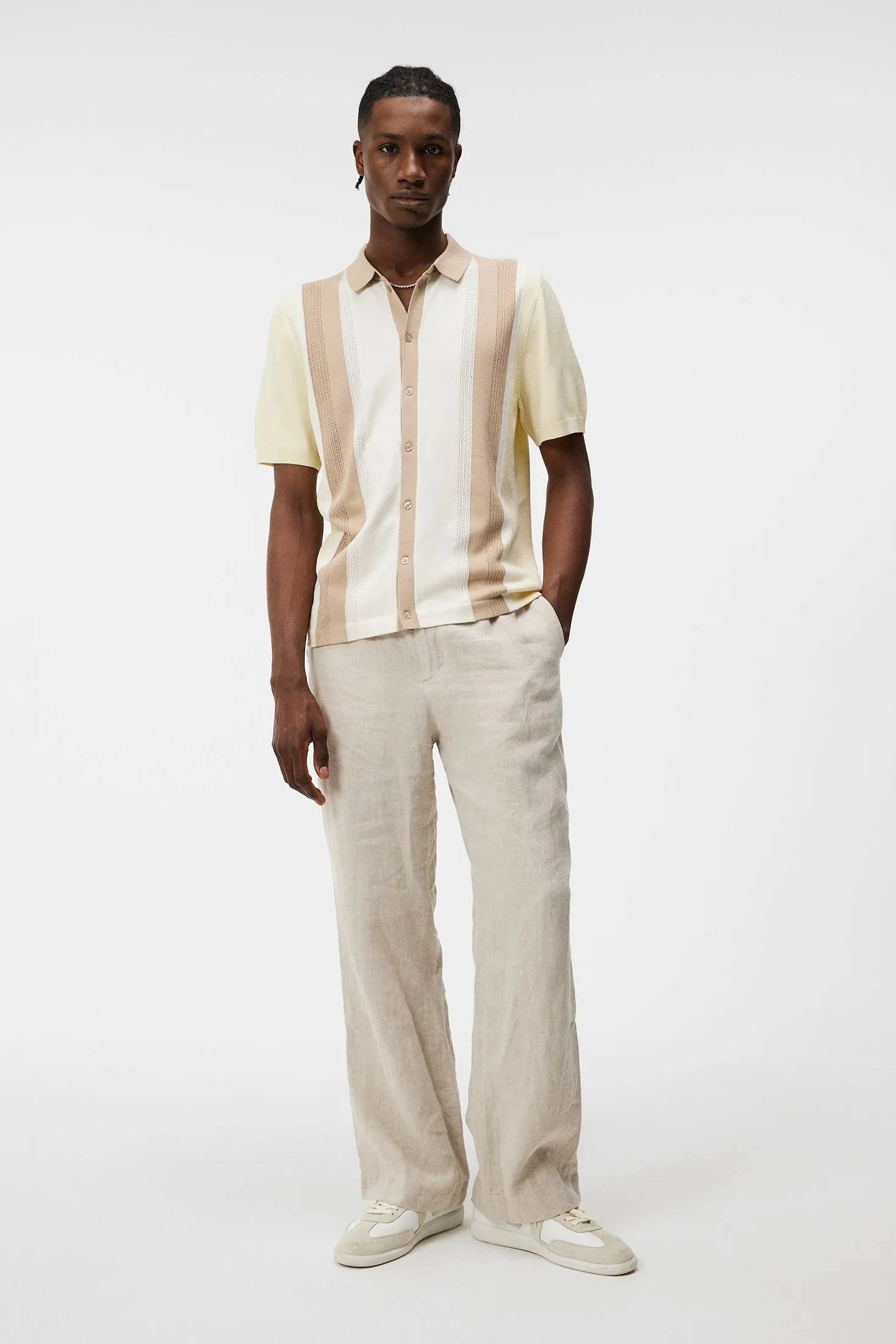 Rey Striped Shirt / Safari Beige