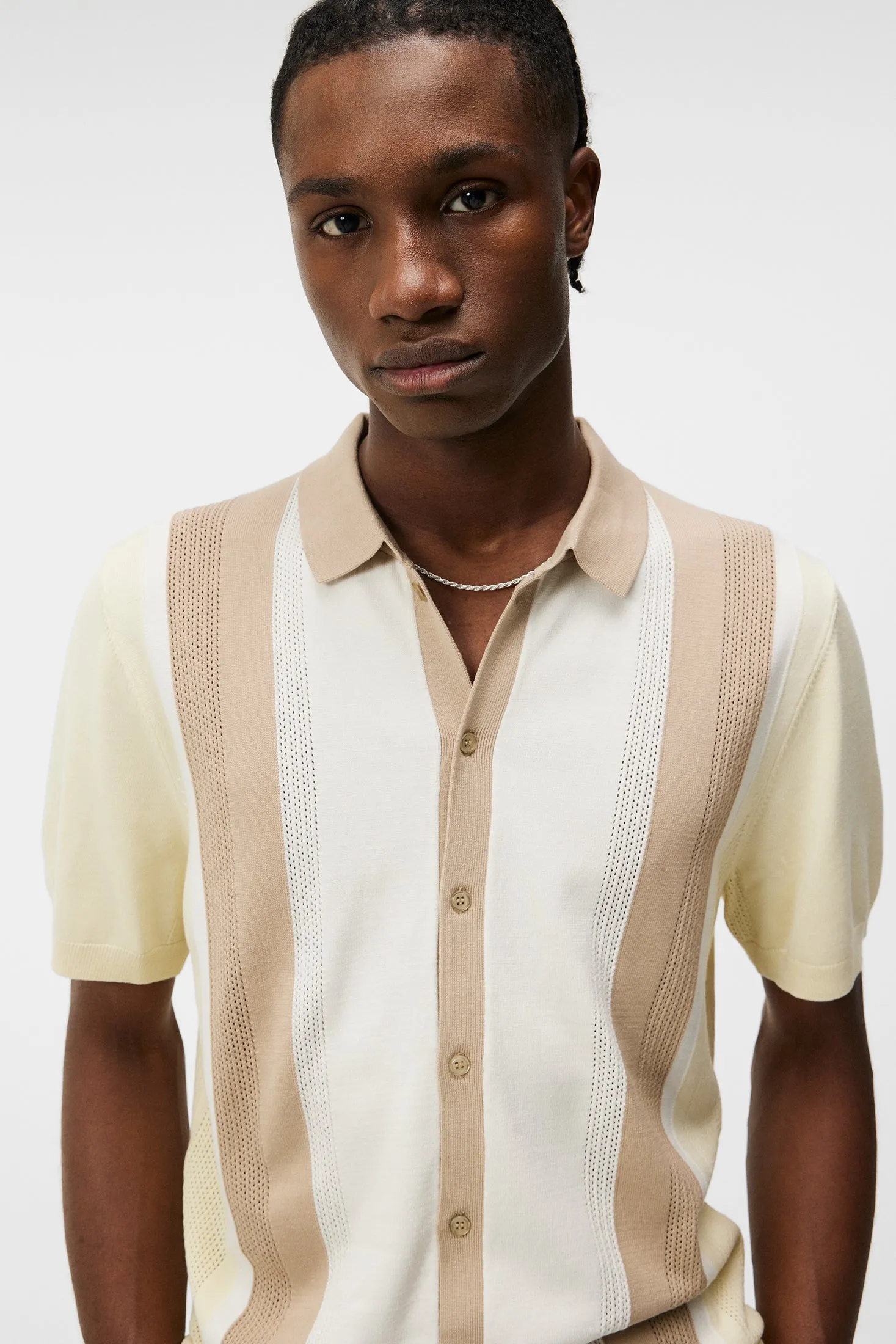 Rey Striped Shirt / Safari Beige