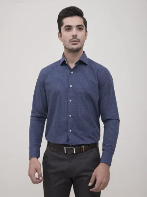SEMI FORMAL SHIRT FULL SLEEVE BLUISH GREY