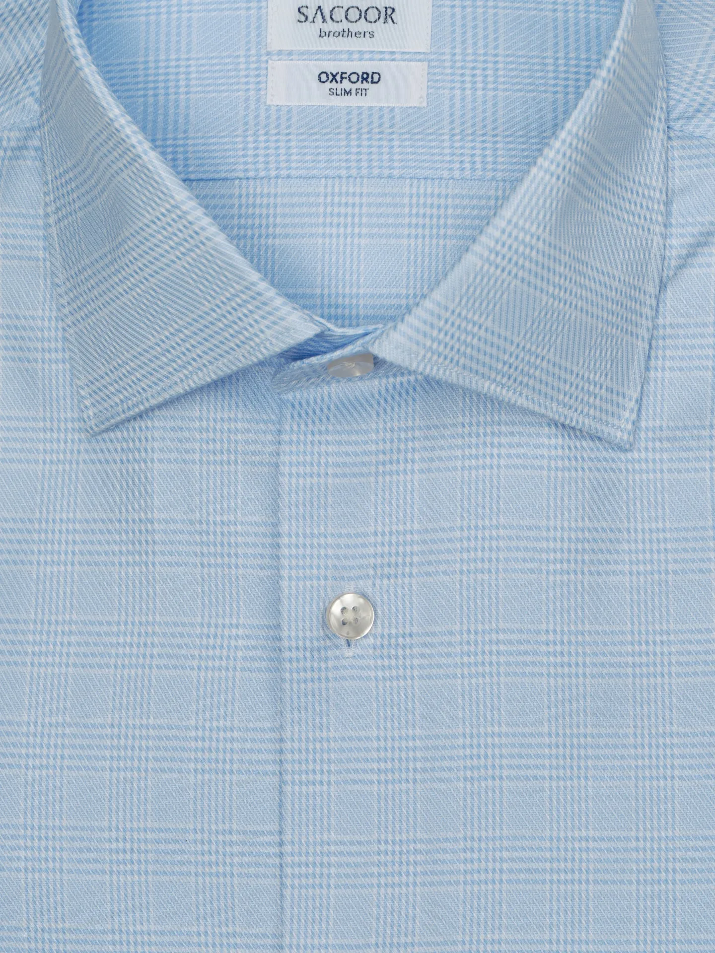 Slim fit Business Prince of Wales formal shirt