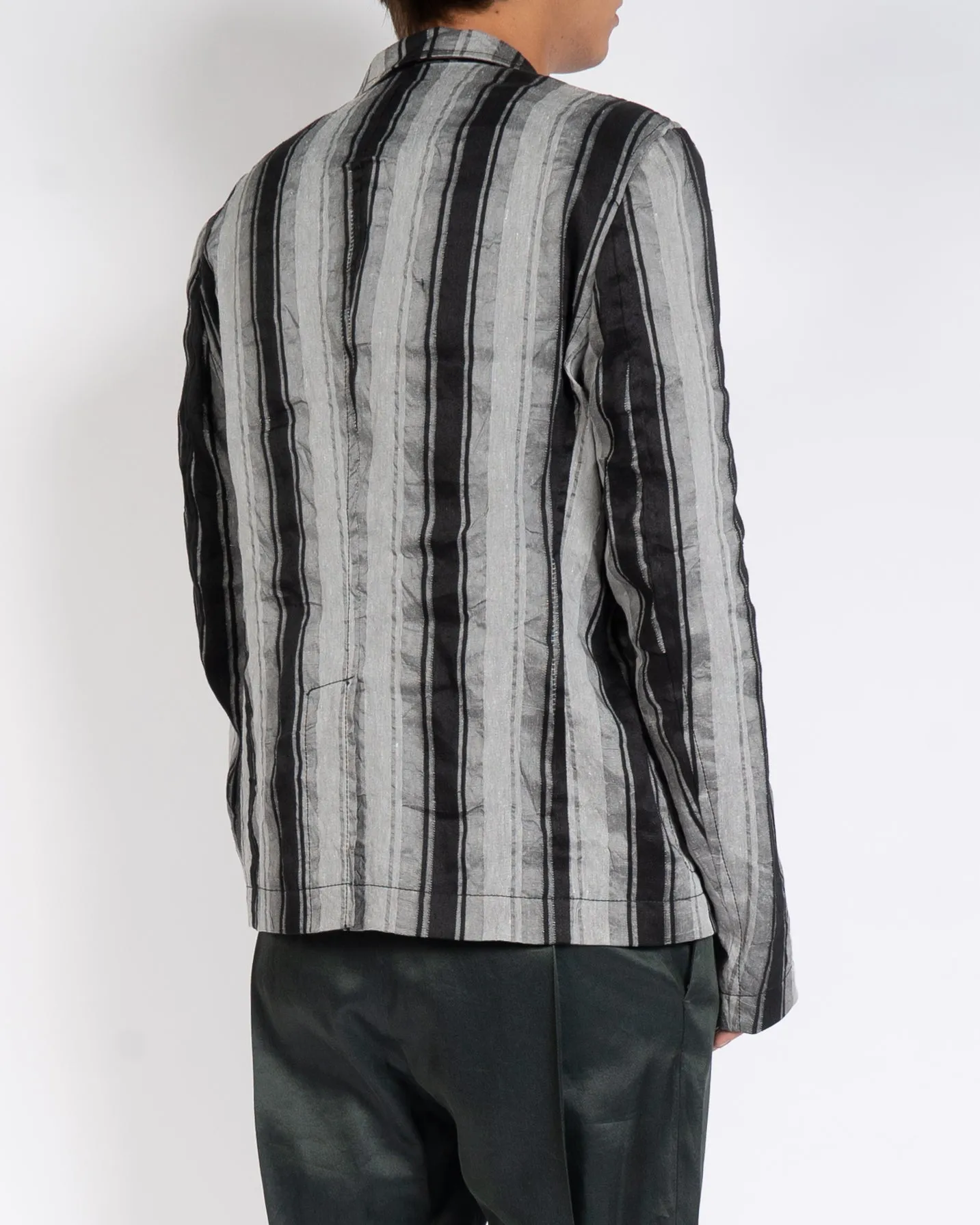 SS17 Casual Vertige Striped Blazer Sample