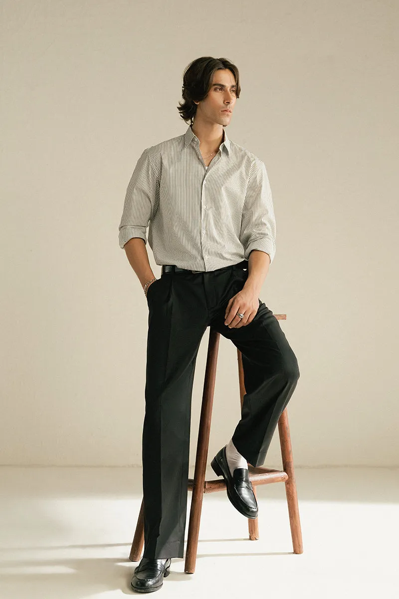 STONE BLUE COTTON SHIRT