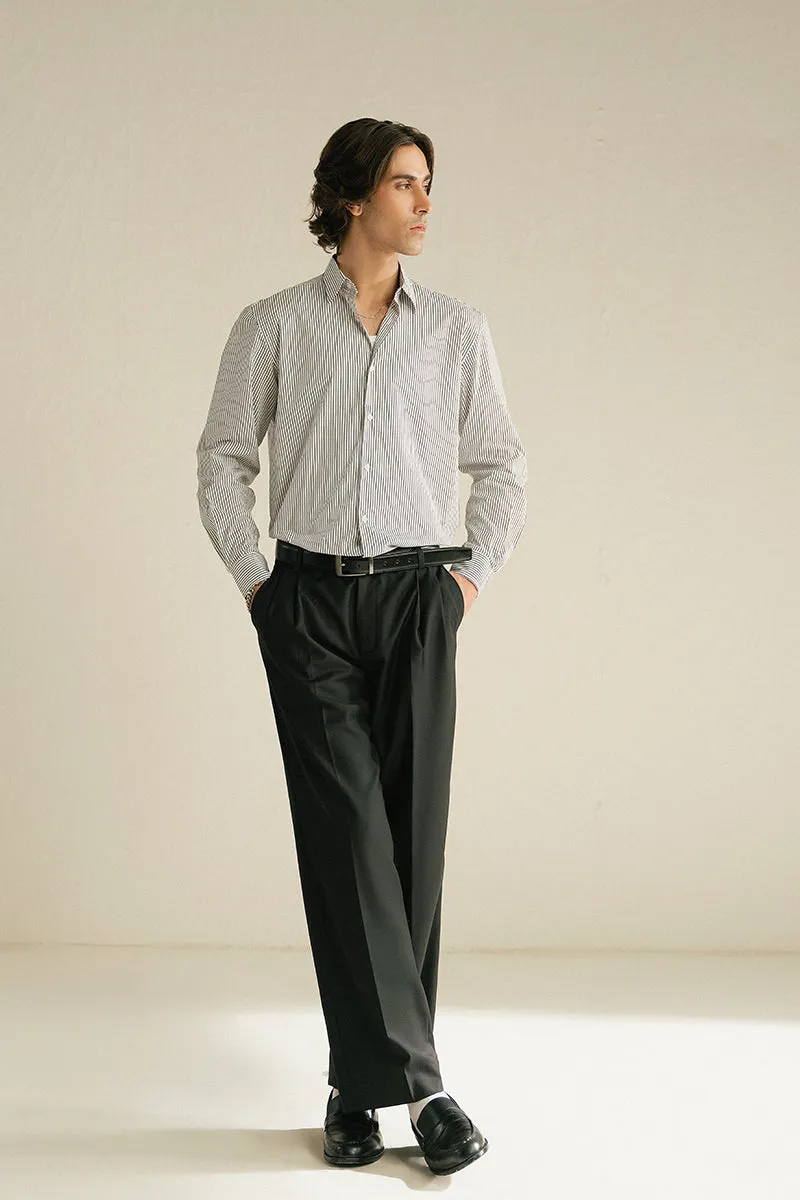 STONE BLUE COTTON SHIRT