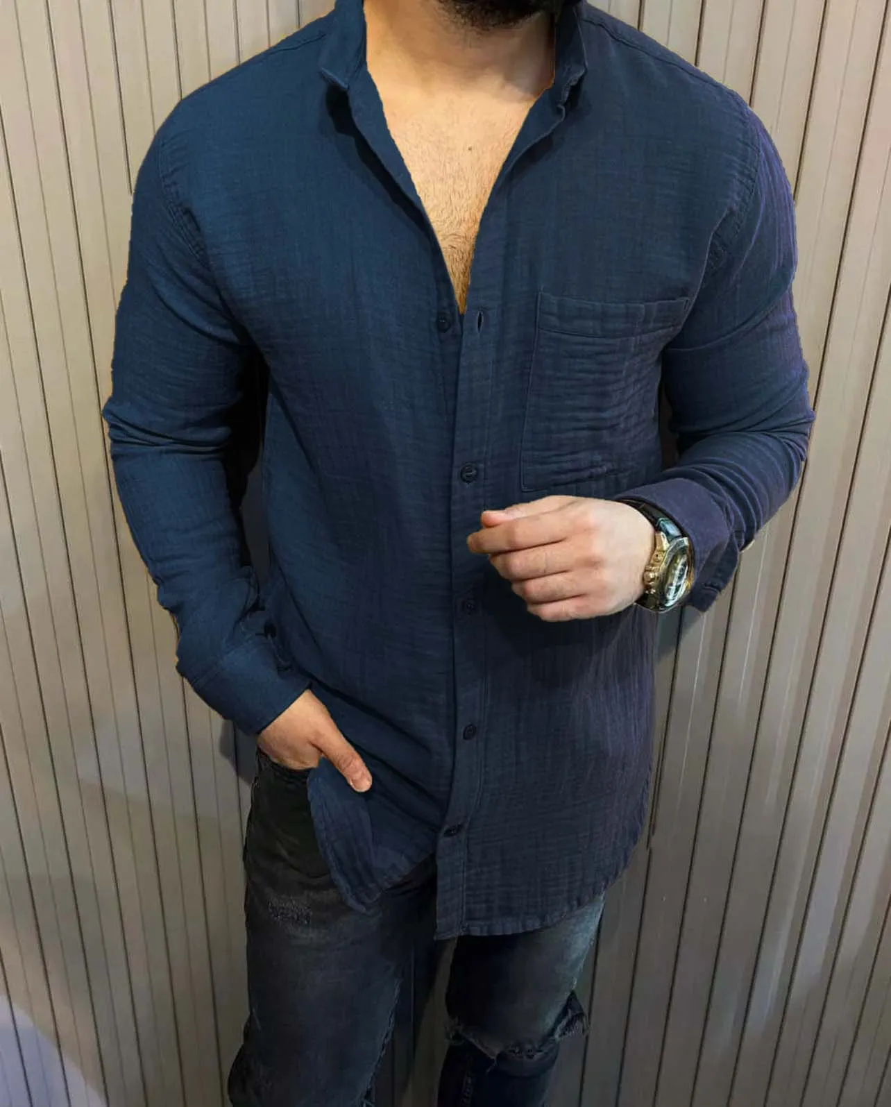 Stretch Linen Shirts