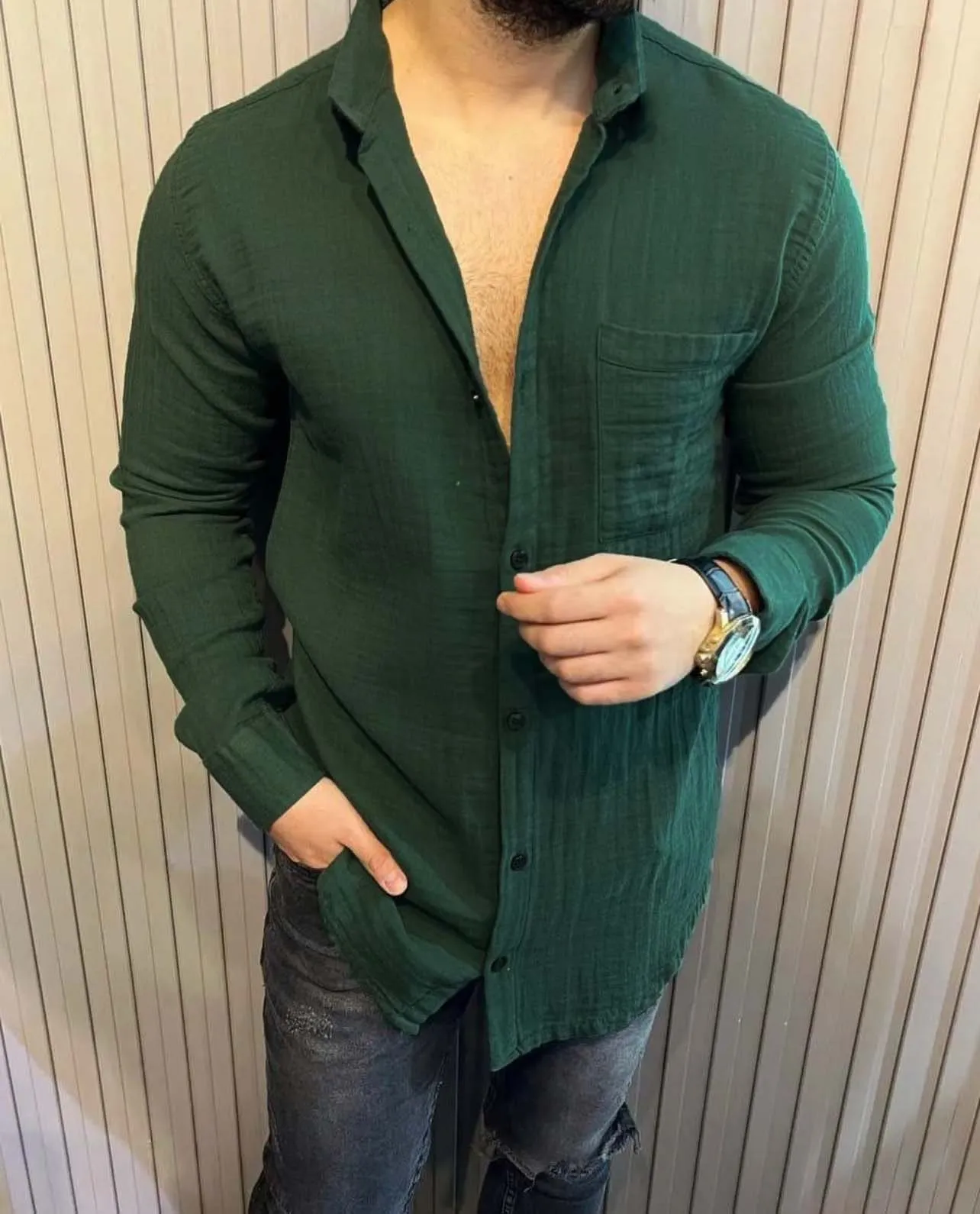 Stretch Linen Shirts