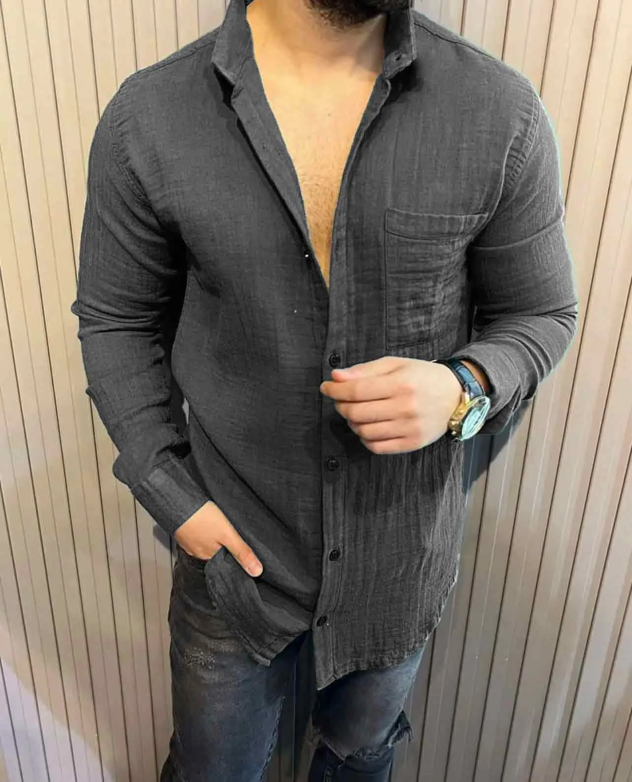 Stretch Linen Shirts