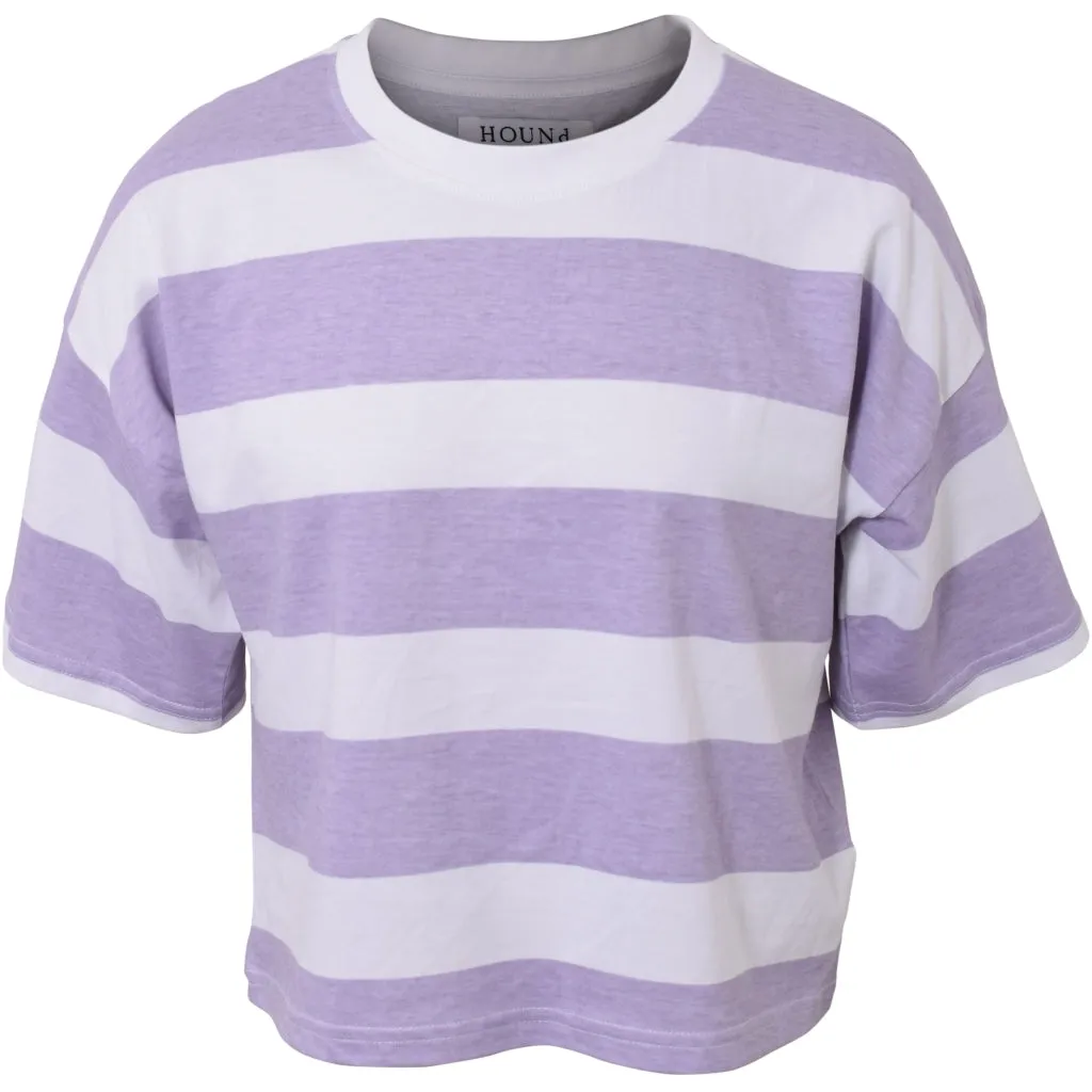 STRIPED CROP - LAVENDER