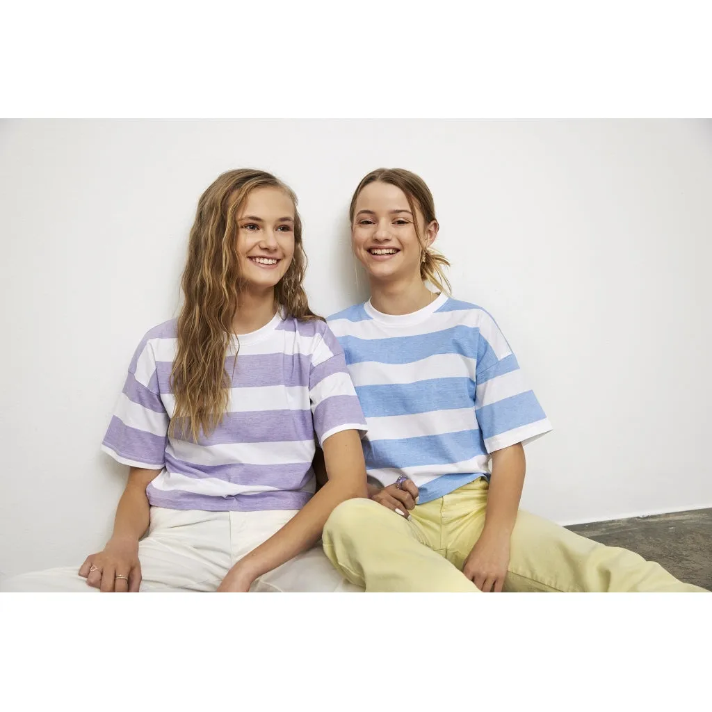 STRIPED CROP - LAVENDER