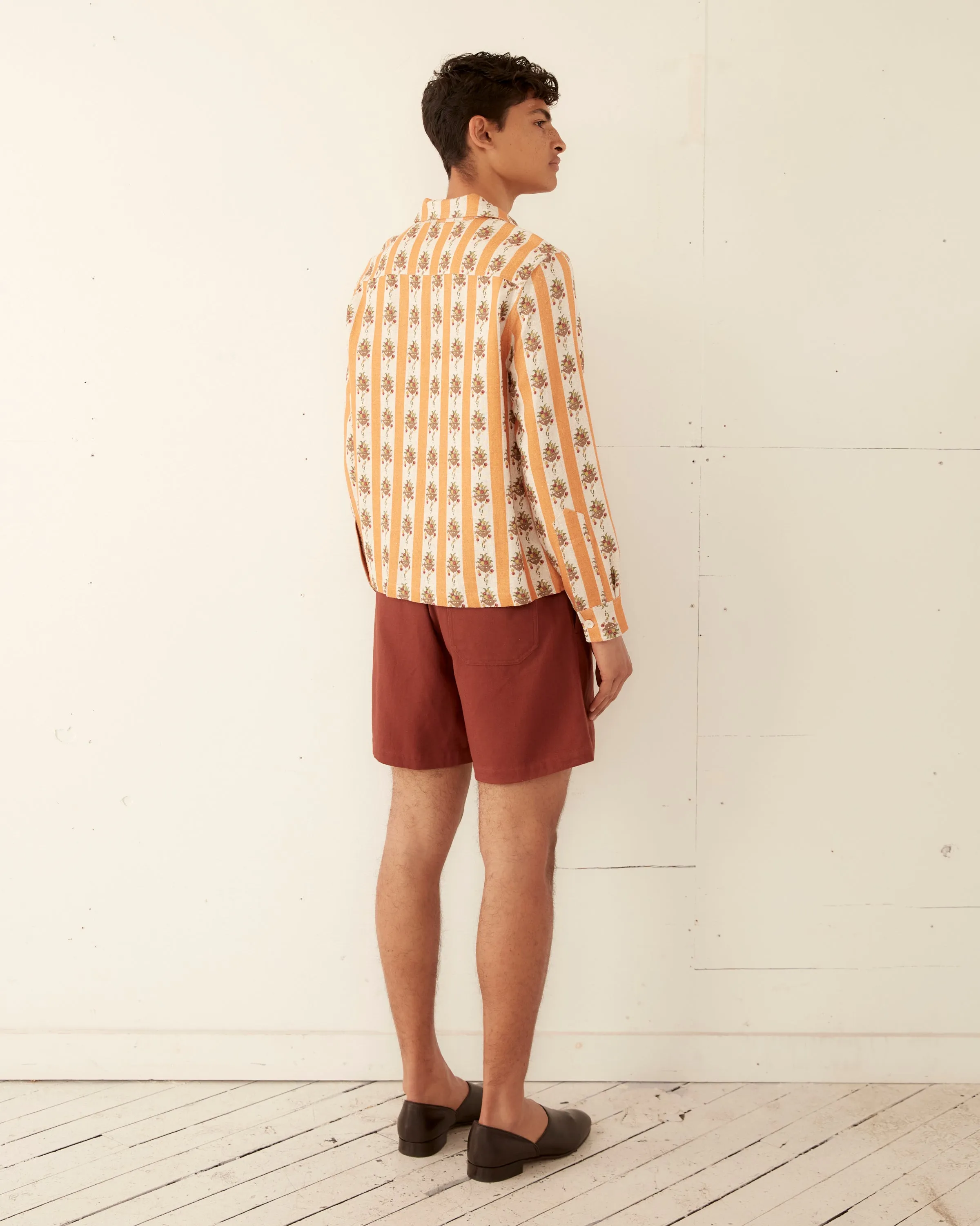 Striped Fruit Bowl Long Sleeve Shirt
