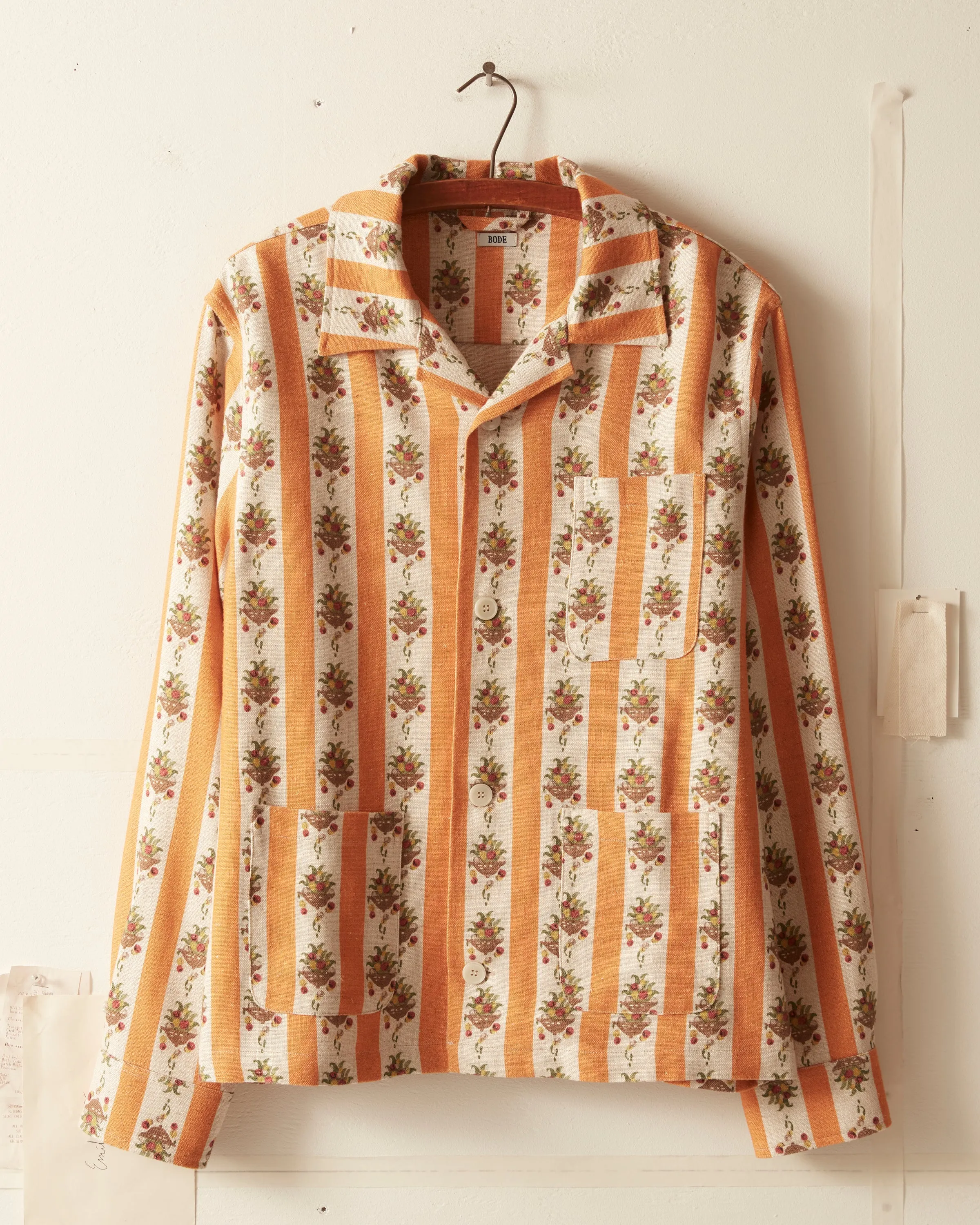 Striped Fruit Bowl Long Sleeve Shirt