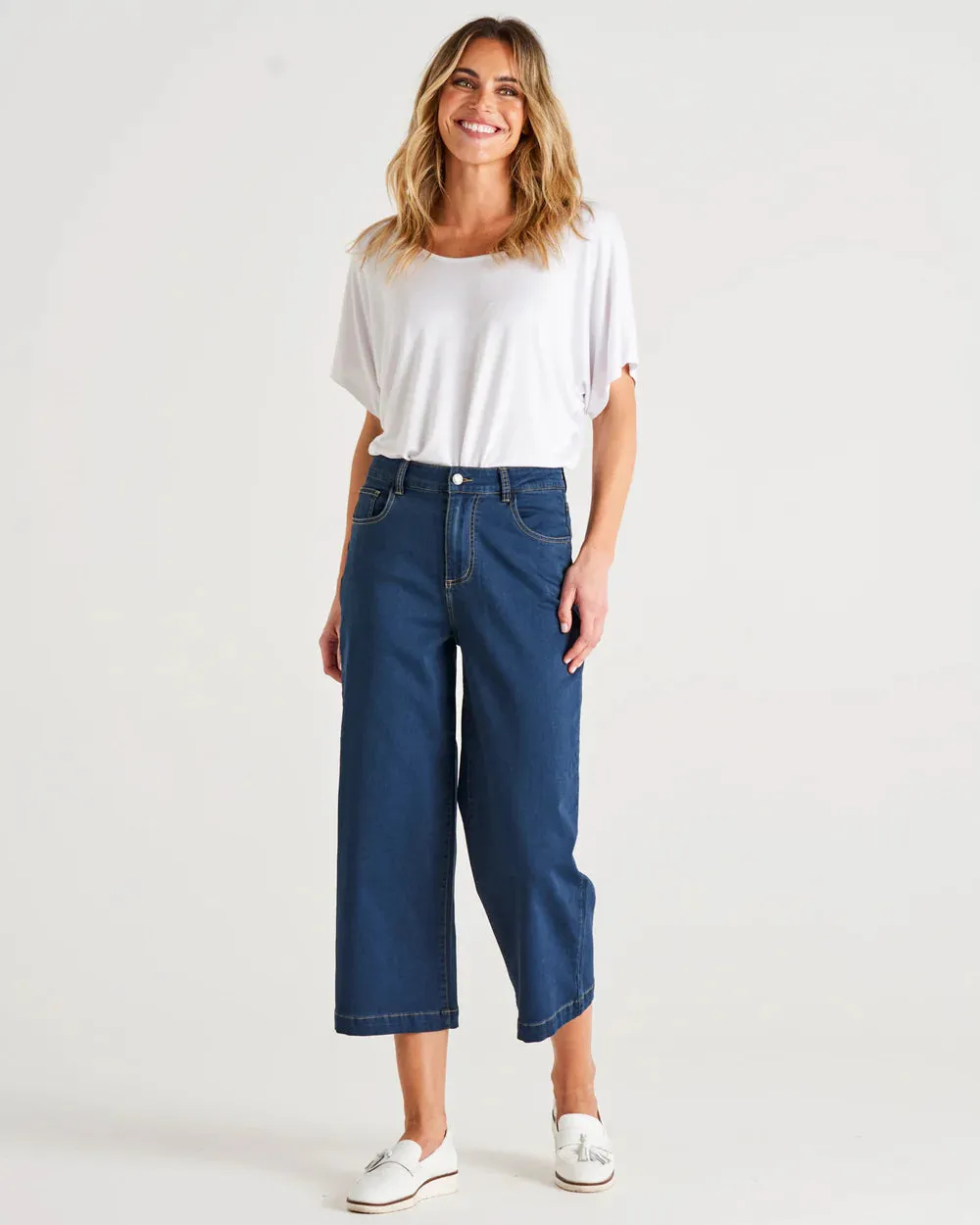 Tabitha Crop Jean - Indi Washed