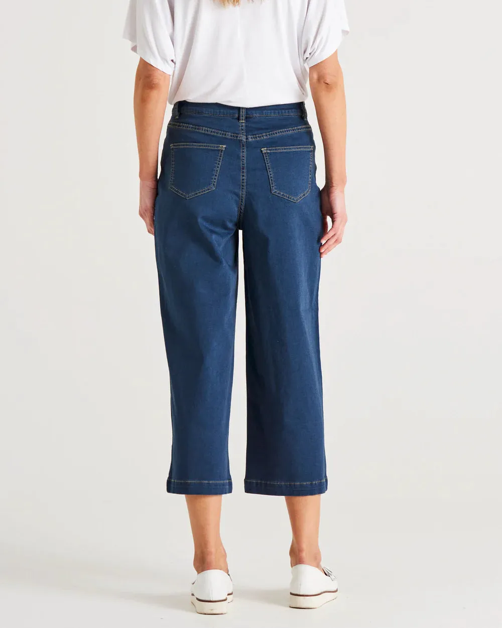 Tabitha Crop Jean - Indi Washed