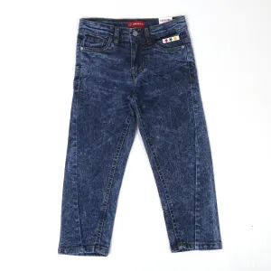 Teens Boys Pant Denim Panels - Blue