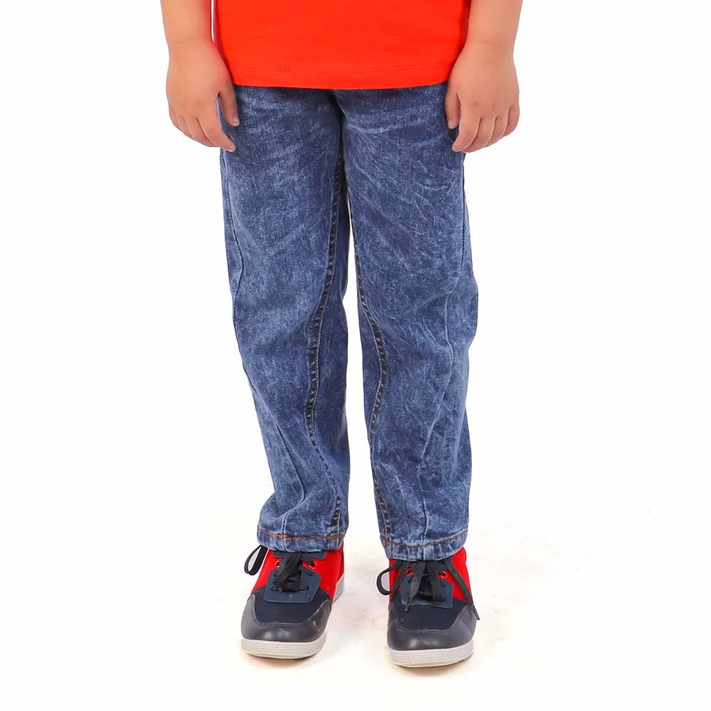 Teens Boys Pant Denim Panels - Blue