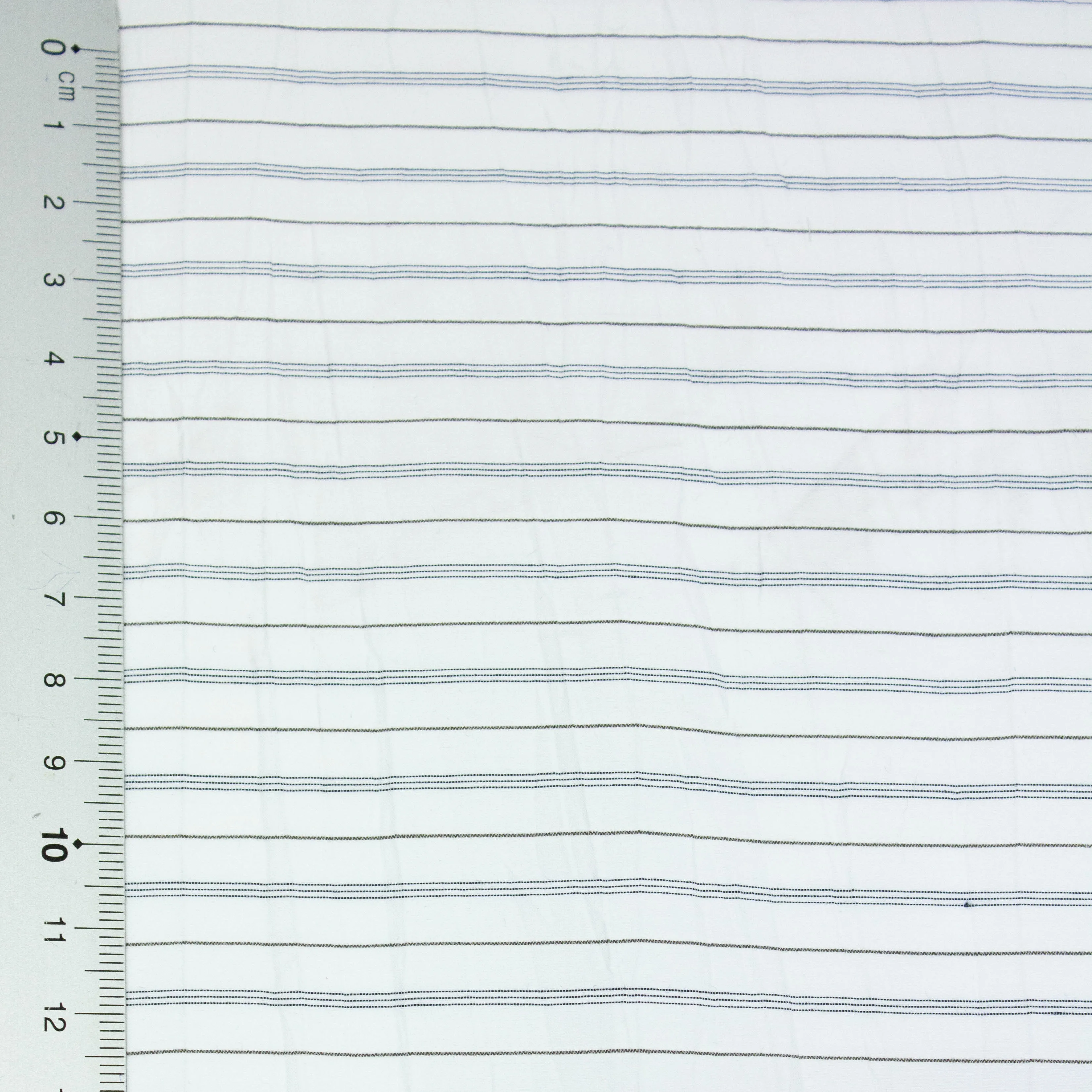 Teun White & Grey Striped Cotton Stretch