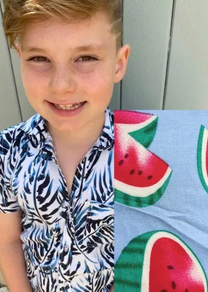 The Boy's Casual Shirt - Watermelon Sky