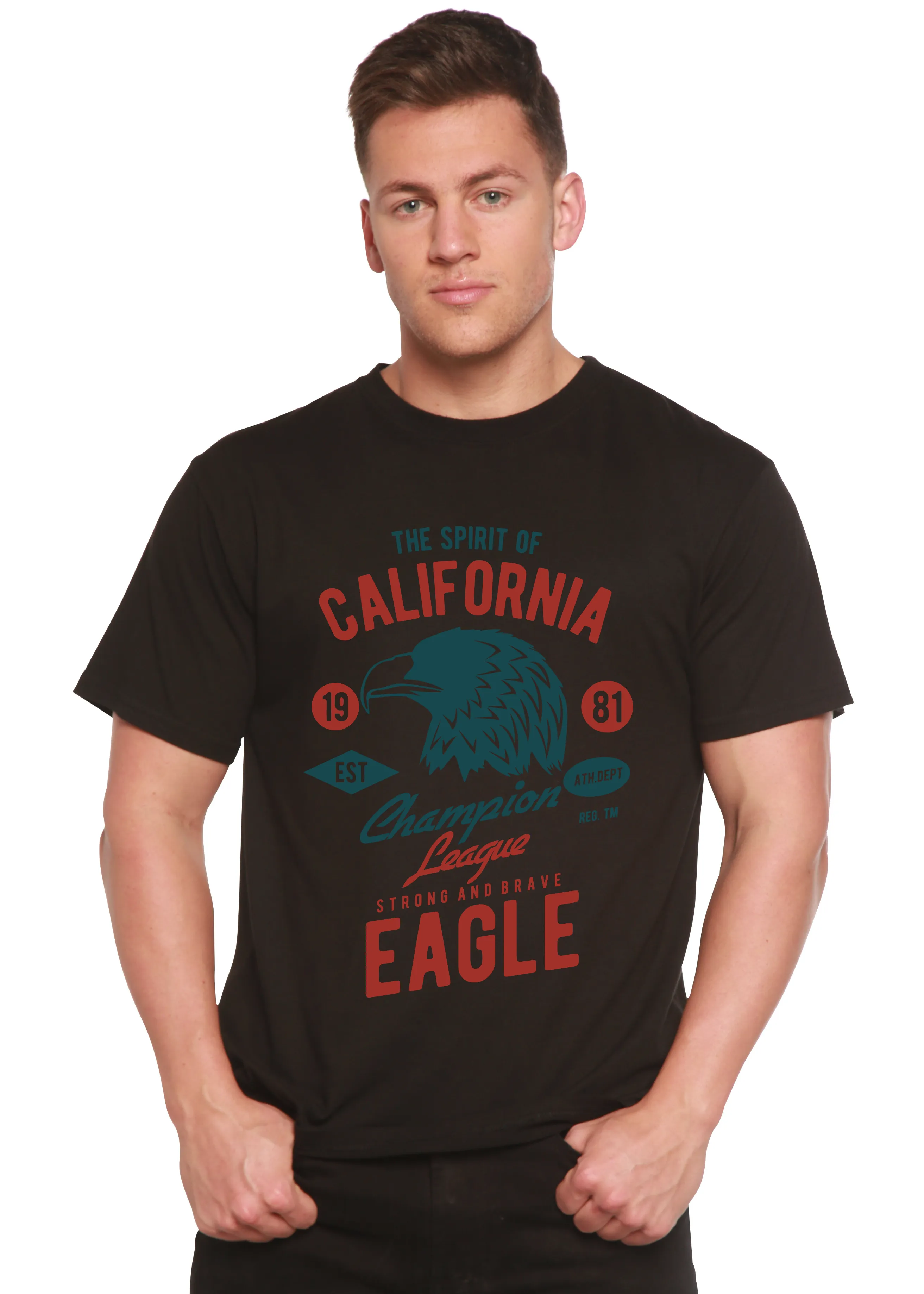 The Spirit of Spun Bamboo® Men's Bamboo Viscose/Organic Cotton Short Sleeve Graphic T-Shirt