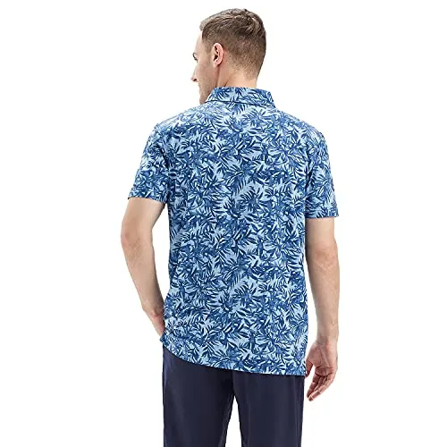 Tropical Print Golf Shirt