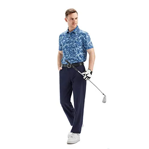 Tropical Print Golf Shirt