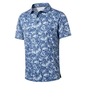Tropical Print Golf Shirt