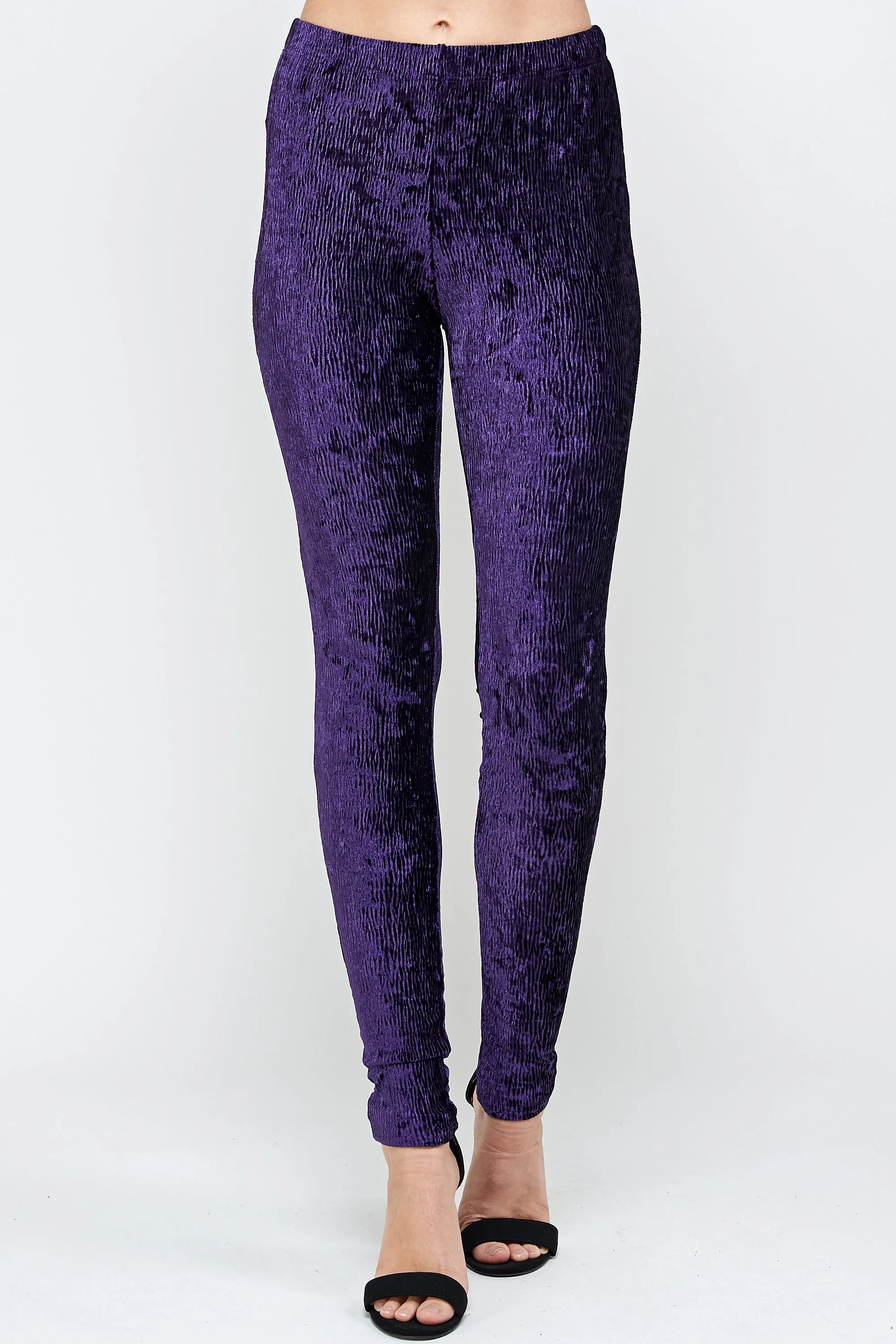 Velvet Slim Fit Pants-520VT-ARD1