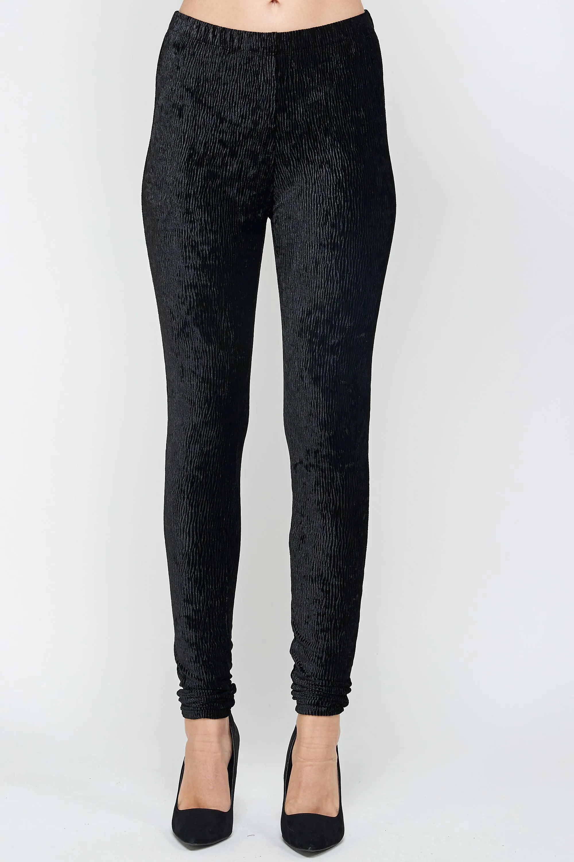 Velvet Slim Fit Pants-520VT-ARD1
