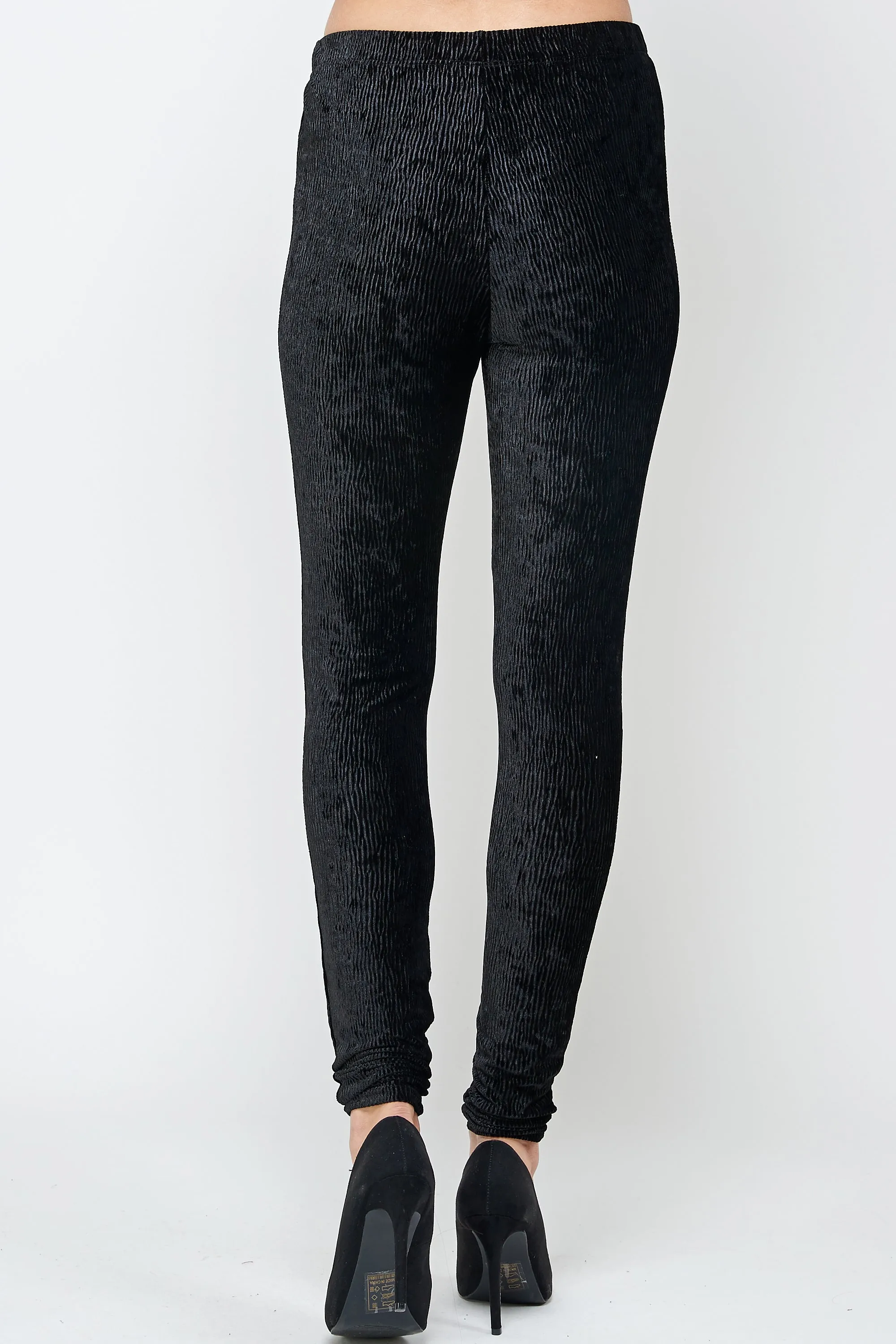 Velvet Slim Fit Pants-520VT-ARD1