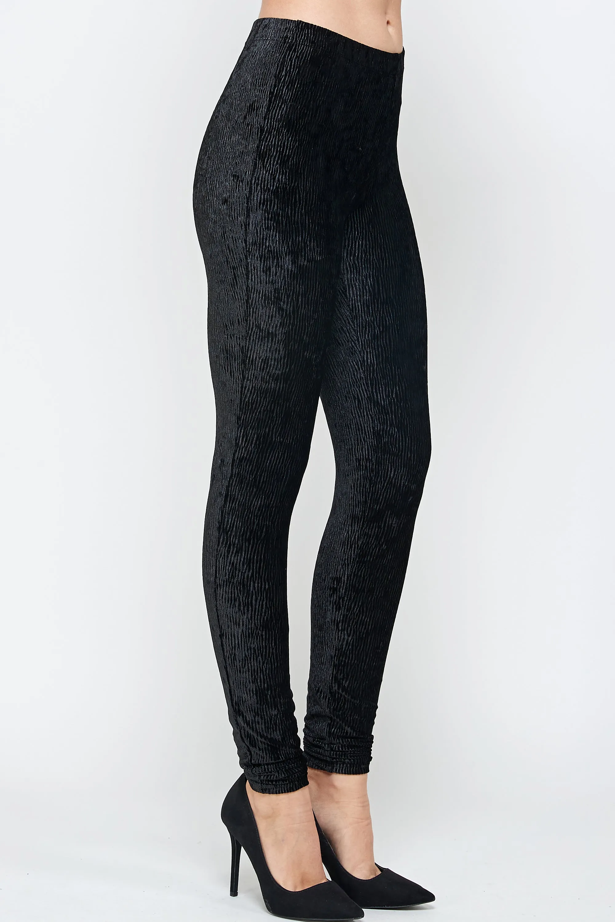 Velvet Slim Fit Pants-520VT-ARD1