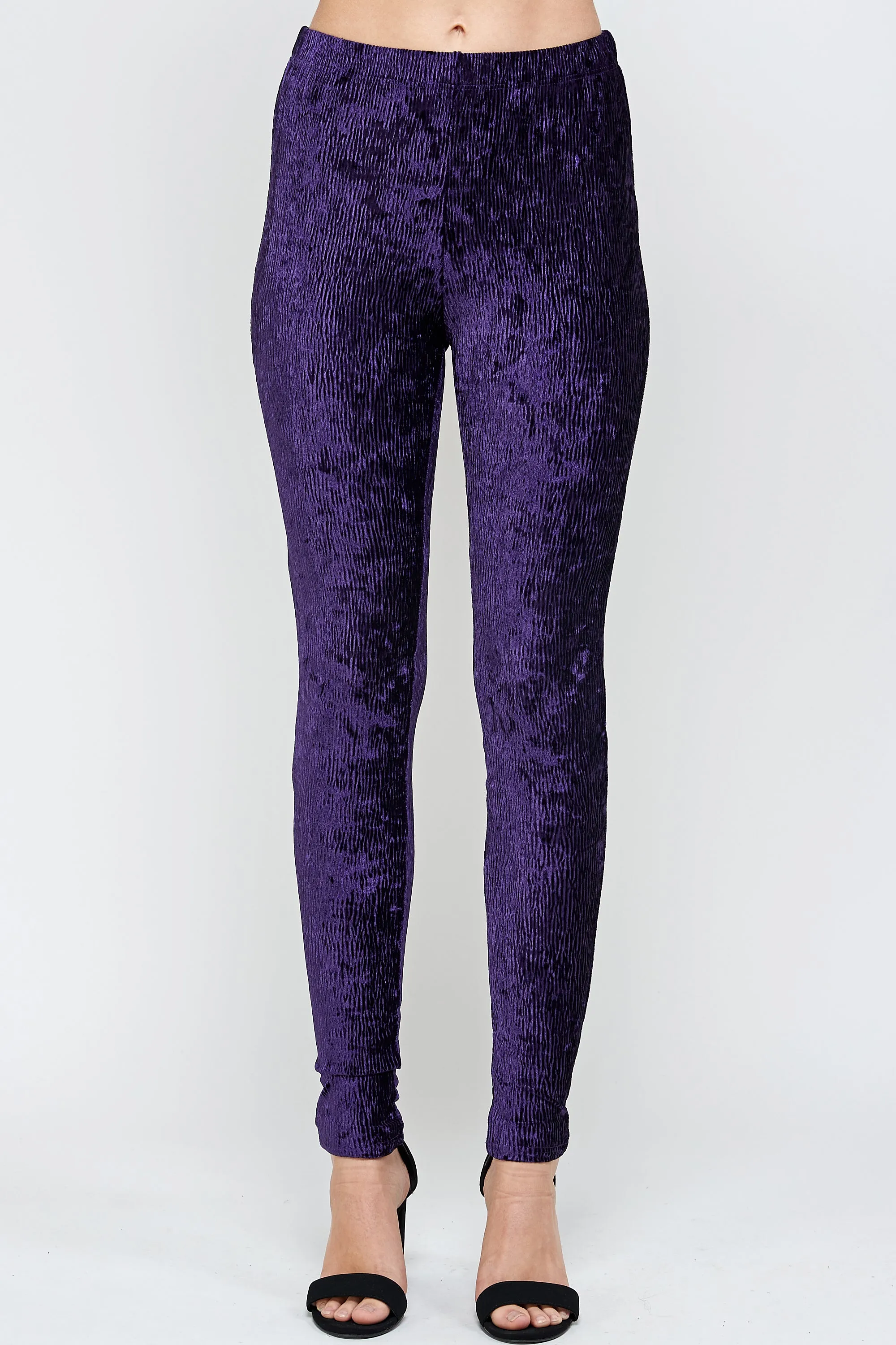 Velvet Slim Fit Pants-520VT-ARD1