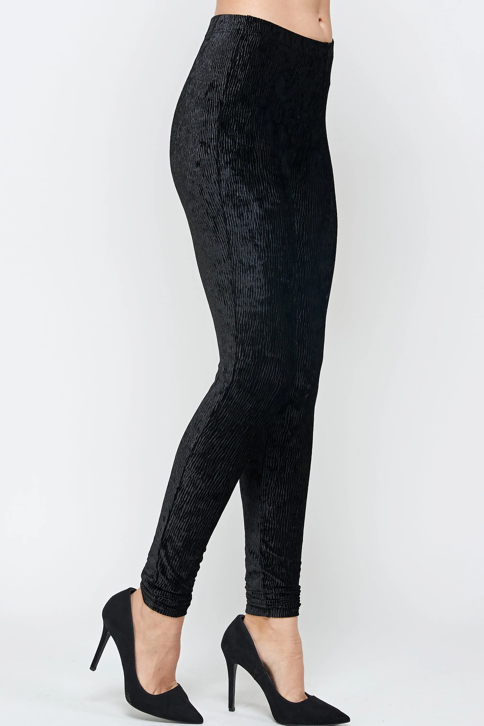 Velvet Slim Fit Pants-520VT-ARD1