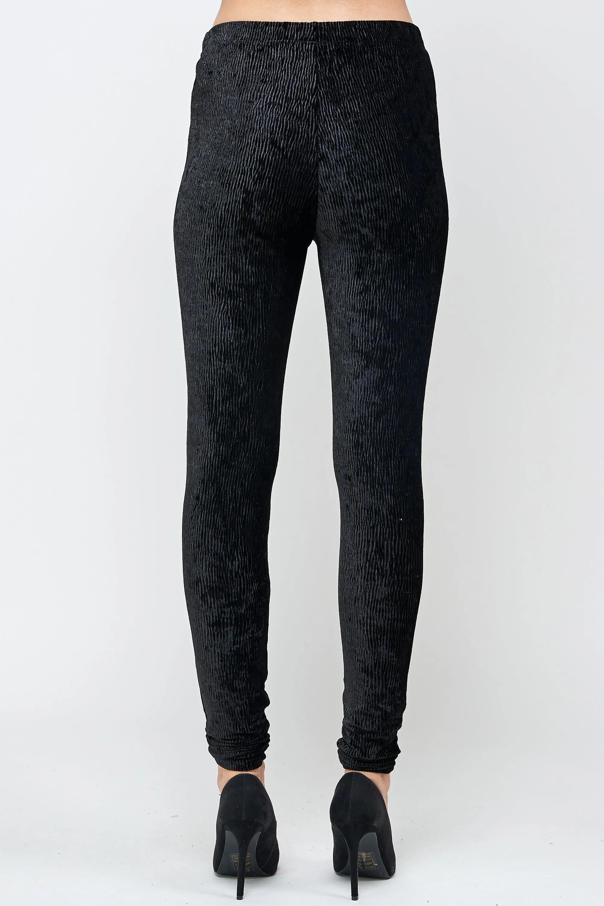 Velvet Slim Fit Pants-520VT-ARD1