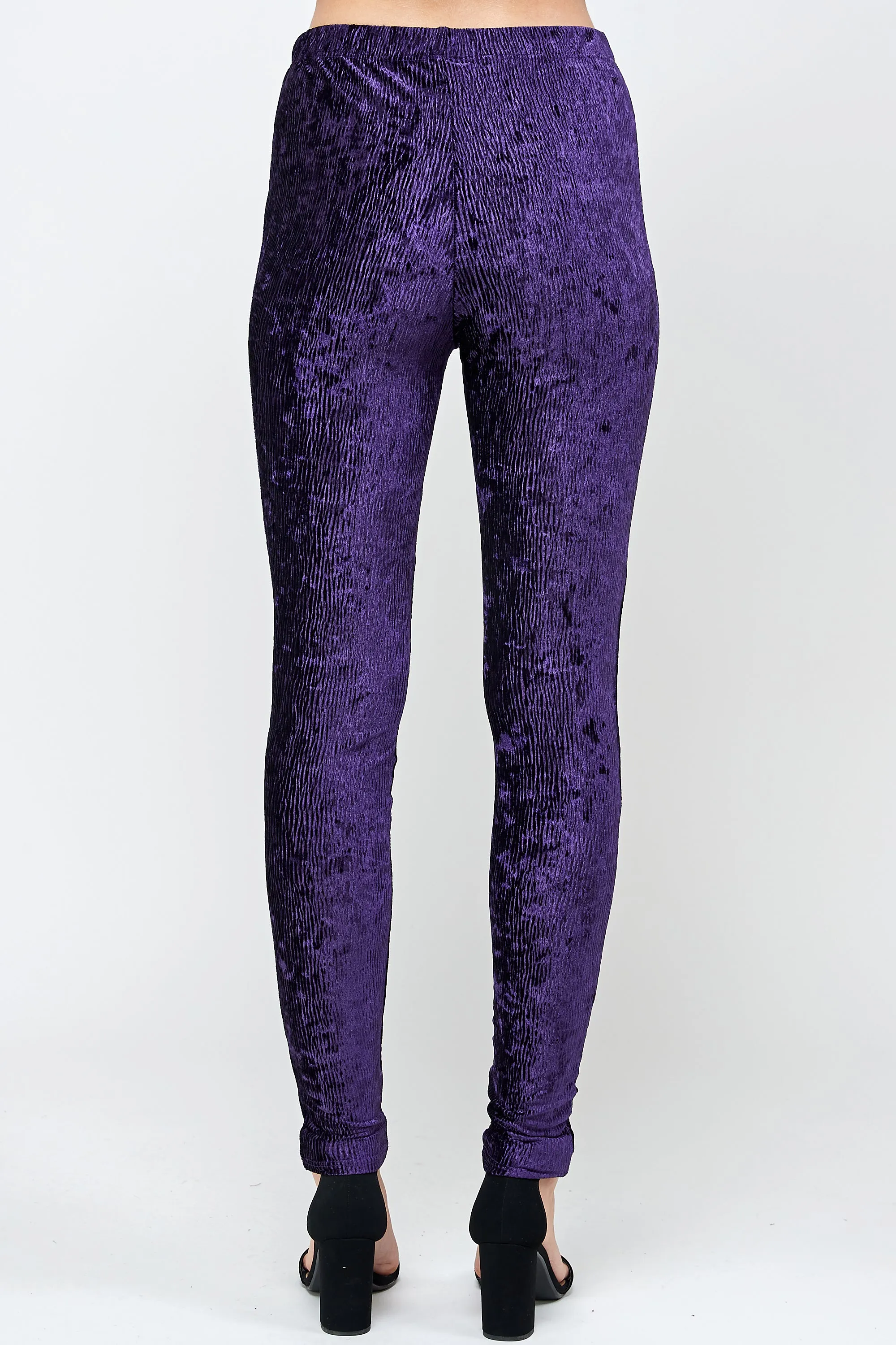 Velvet Slim Fit Pants-520VT-ARD1