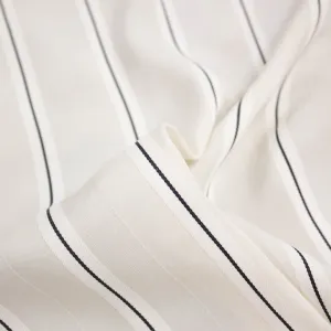Viene Ecru Striped Rayon Blend