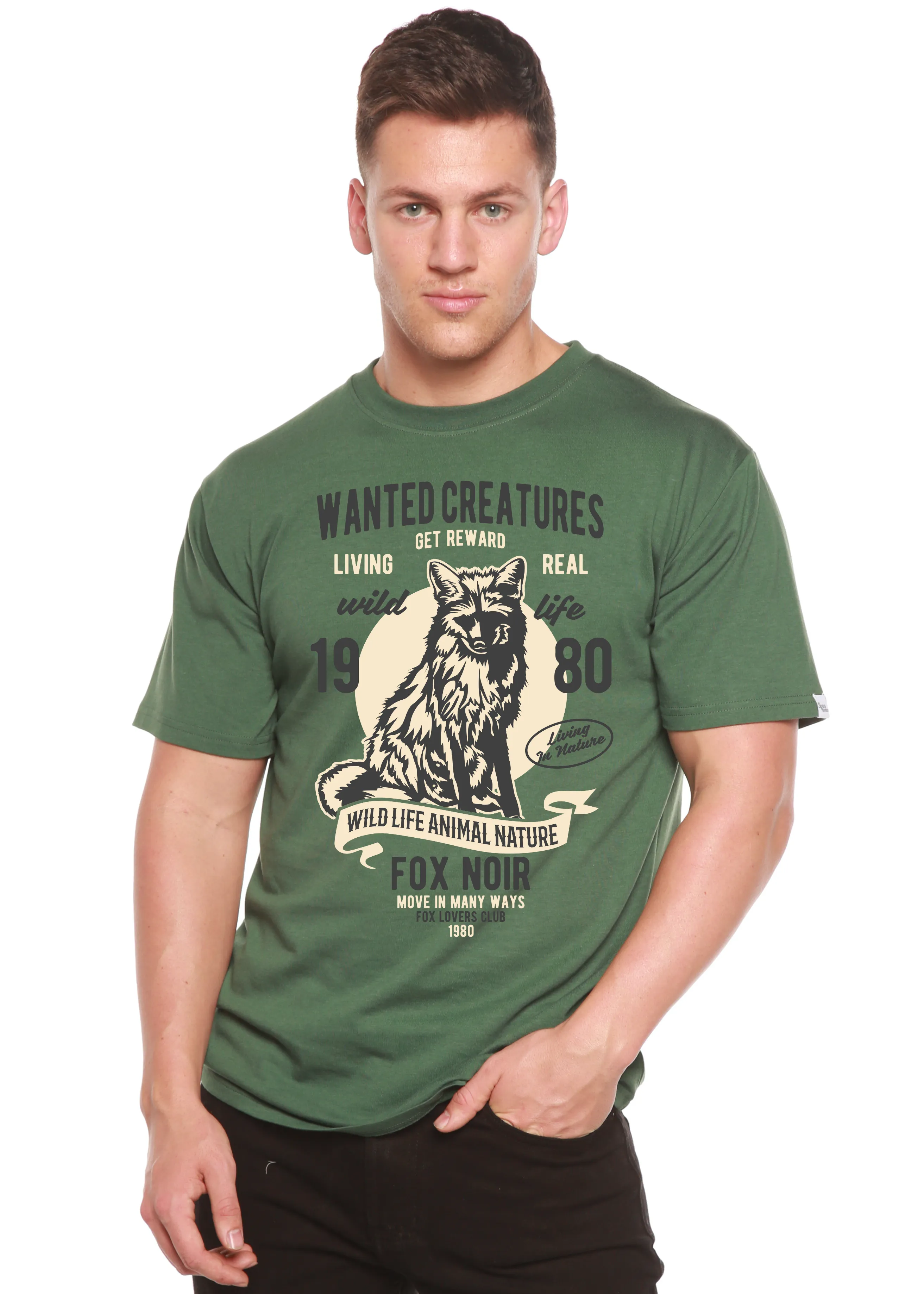 Wanted Creature Spun Bamboo® Men's Bamboo Viscose/Organic Cotton Short Sleeve Graphic T-Shirt