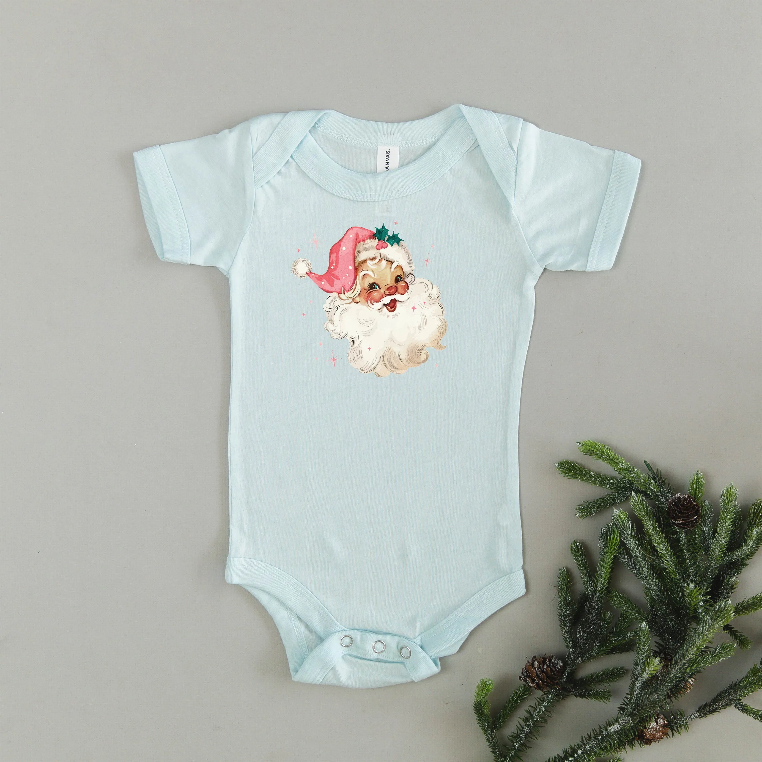 Watercolor Santa - Child Tee