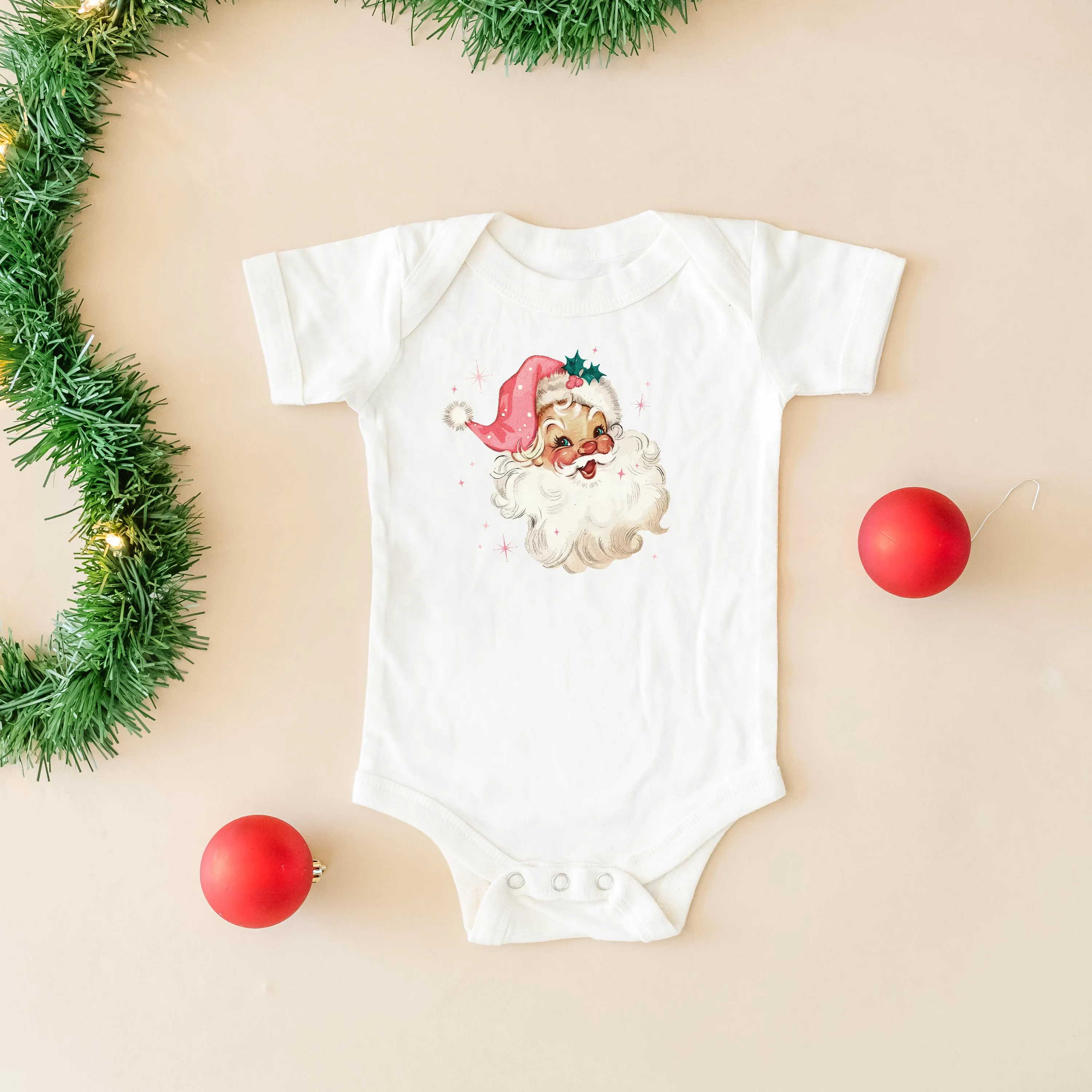 Watercolor Santa - Child Tee
