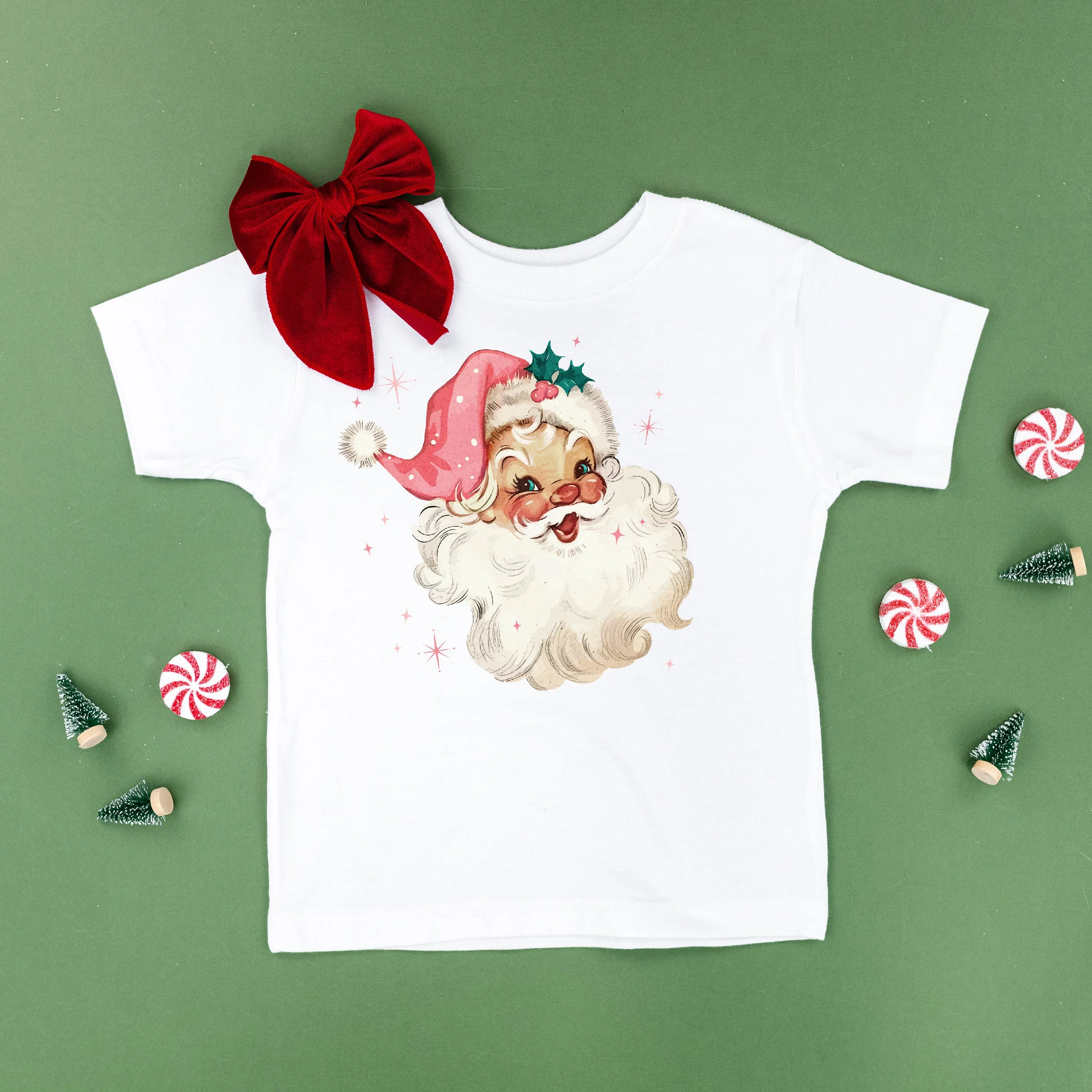 Watercolor Santa - Child Tee