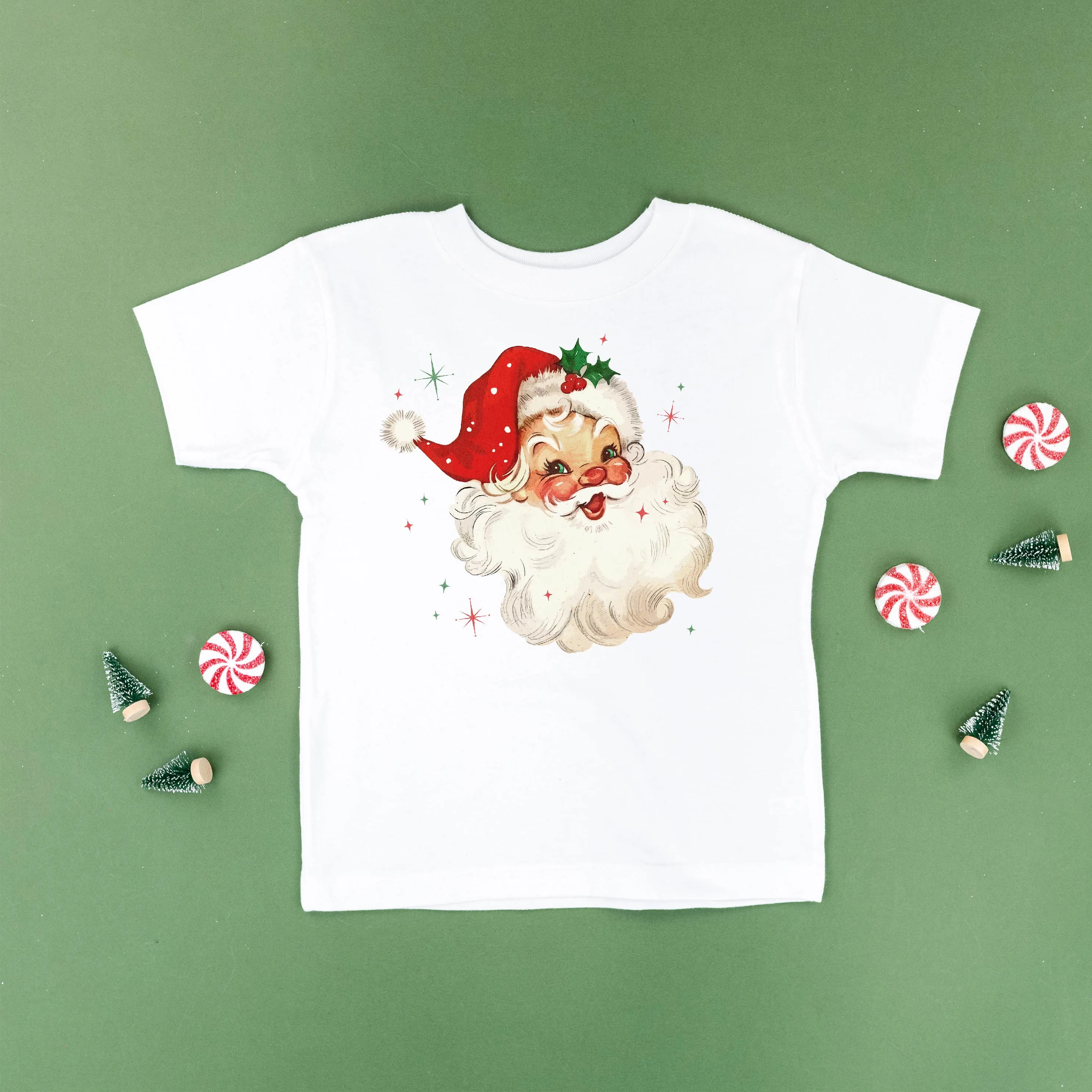 Watercolor Santa - Child Tee