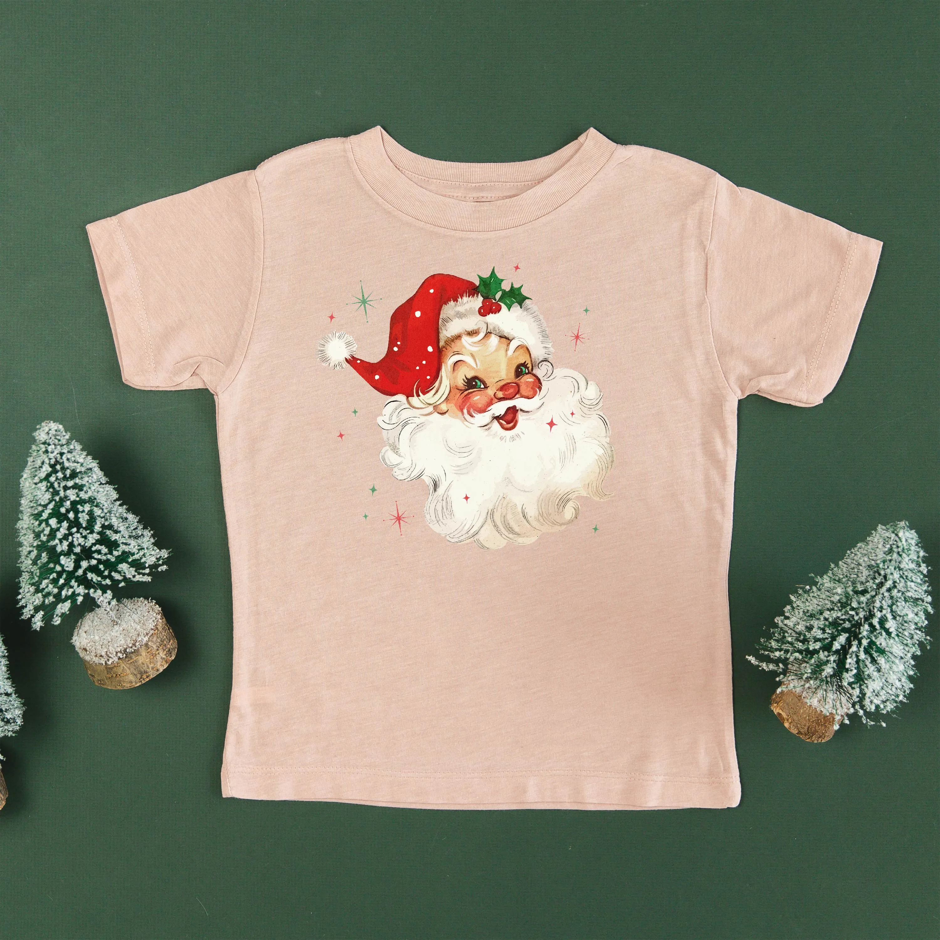 Watercolor Santa - Child Tee