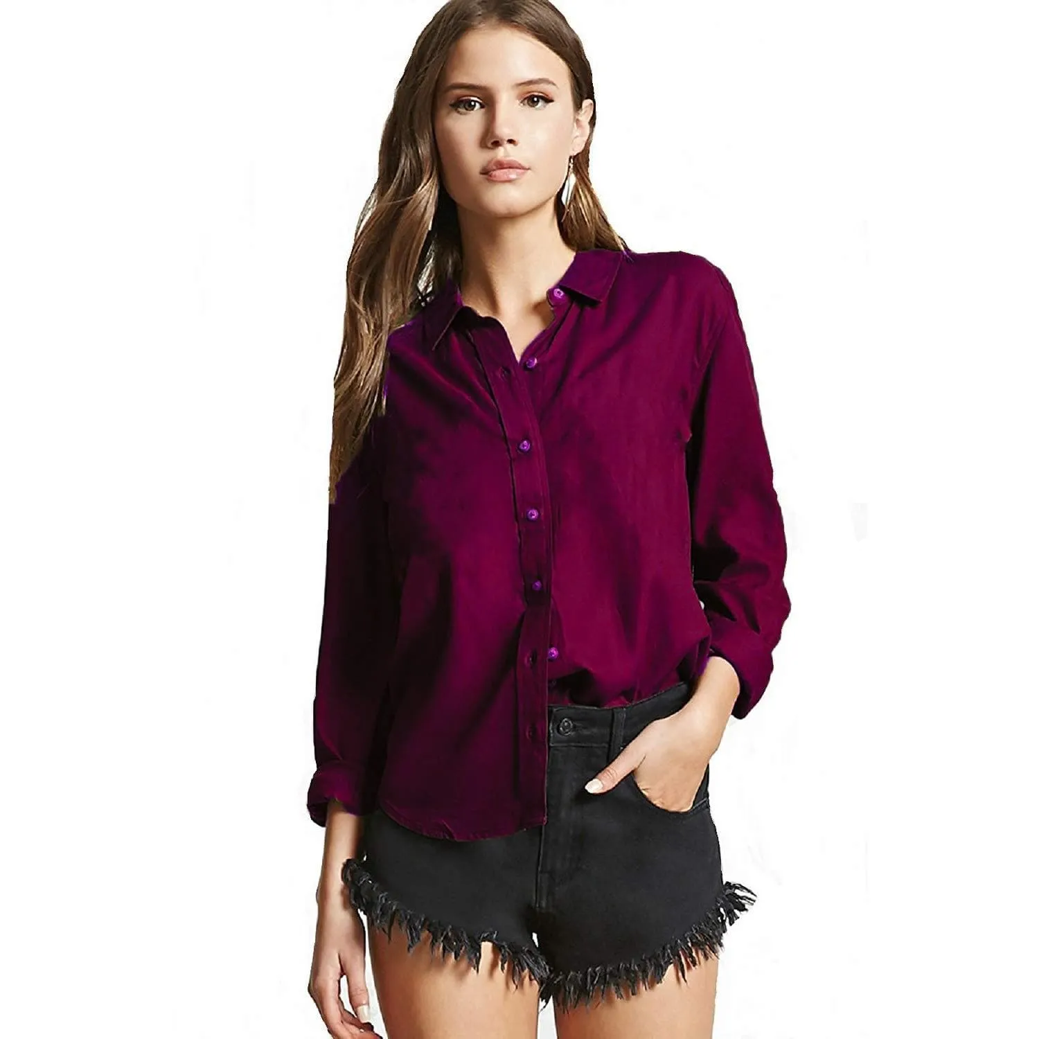 Women's Long Sleeves Casual Shirts