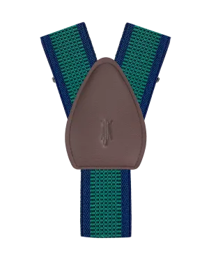 Wrigby Stripe Green Shirttail Garters