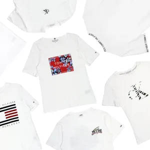 x8 Women's Mixed Tommy Hilfiger & Calvin Klein White T-shirt & Polo Shirt Bundle